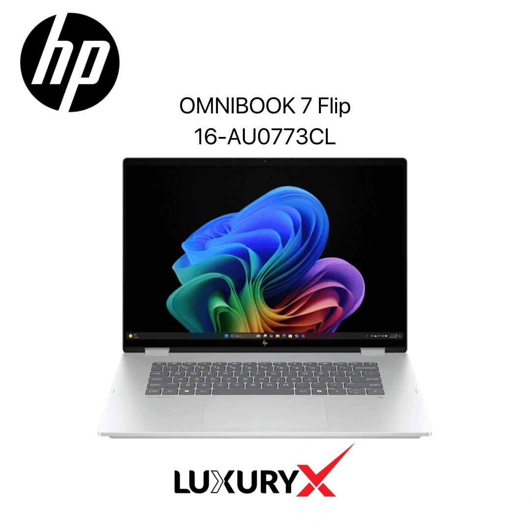 HP OMNIBOOK 7 Flip 16-AU0773CL–16" 3K OLED Touch, Intel Core Ultra 7 258V, 32GB RAM, 1TB SSD