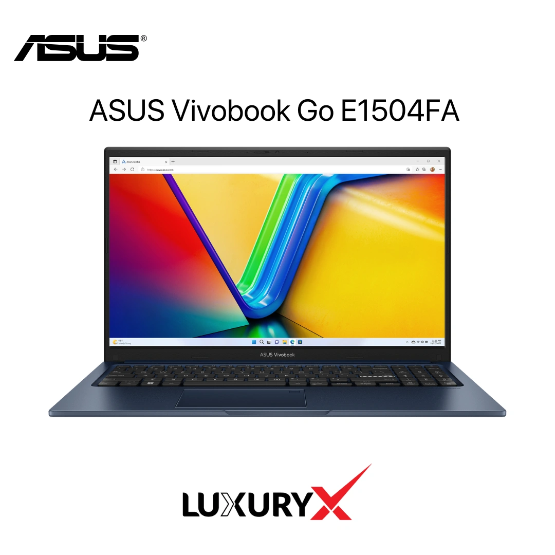 ASUS Vivobook Go E1504FA Ryzen 5 7520U 8GB 512GB SSD – Lightweight 15.6” Laptop