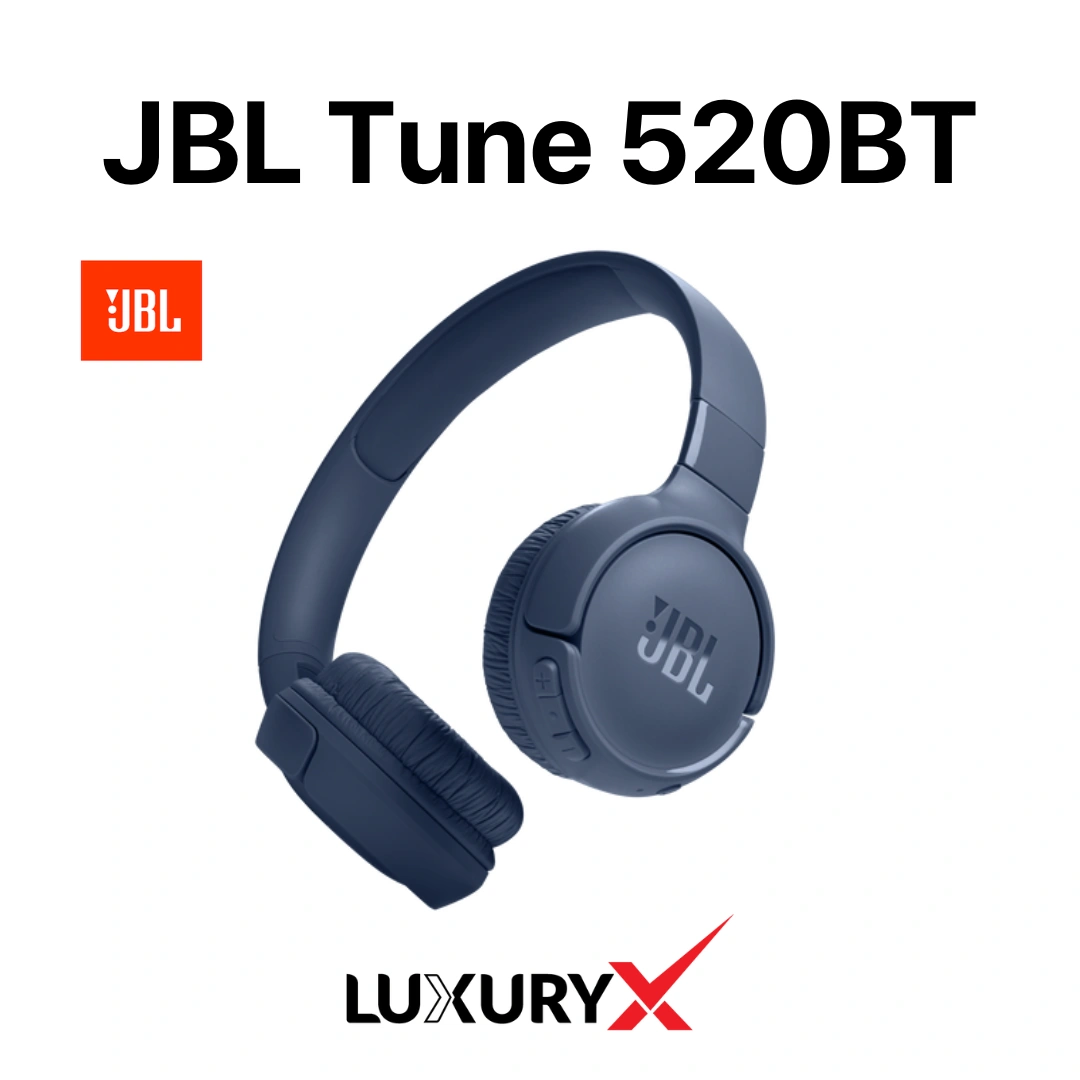 JBL Tune 520BT Wireless On-Ear Headphones with Pure Bass & 57H Battery Life UK