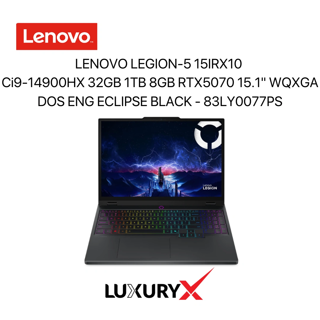 Lenovo Legion 5 15IRX10 i7-14900HX | RTX 5060 | 32GB RAM | 1TB SSD | 15.1" OLED Gaming Laptop